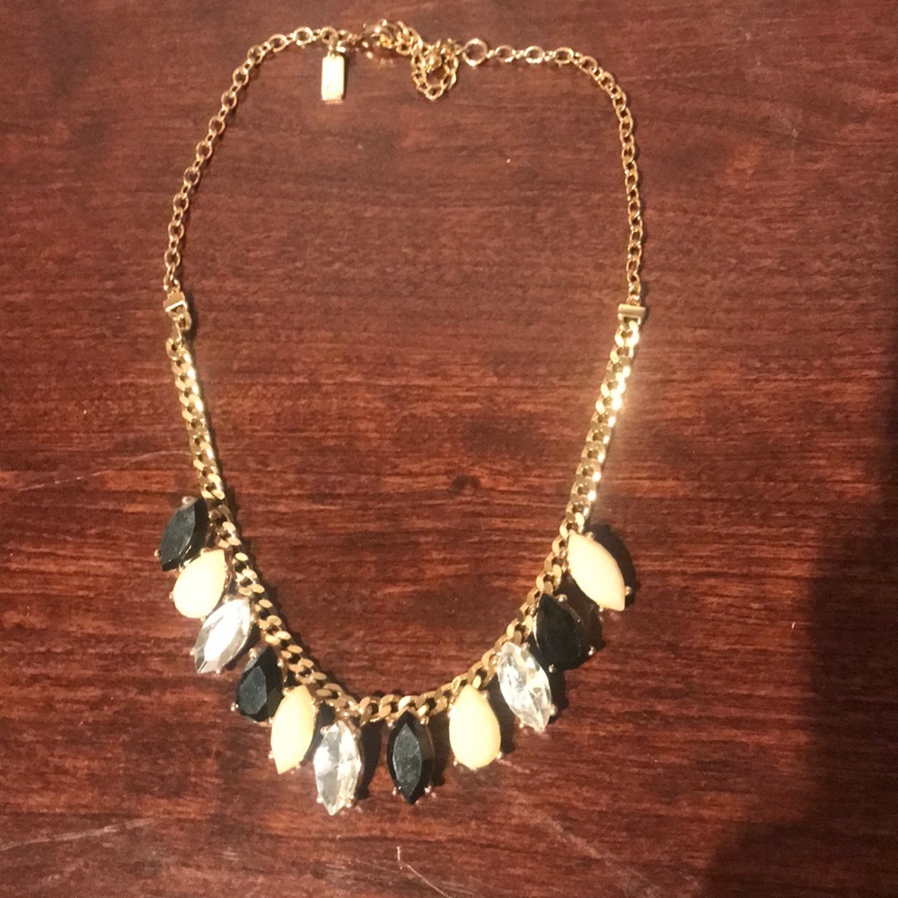 Black and Cream Kate Spade Statement Necklace